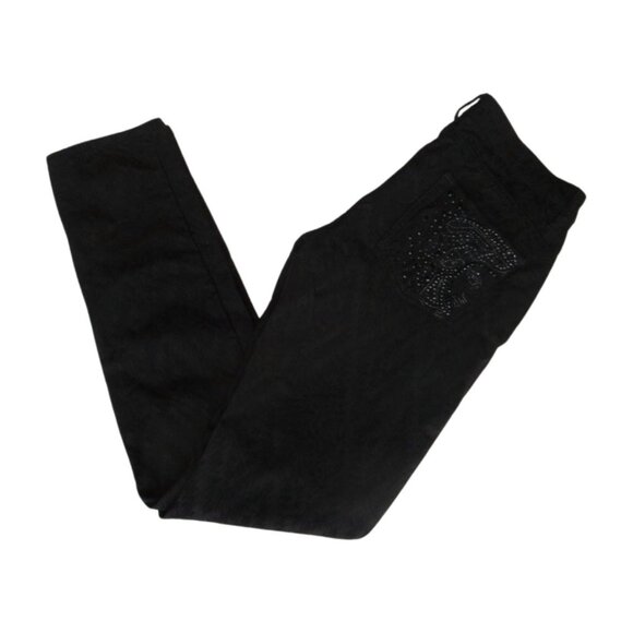 Versace Collection Half Mesuda Head Black Pants - Picture 1 of 9